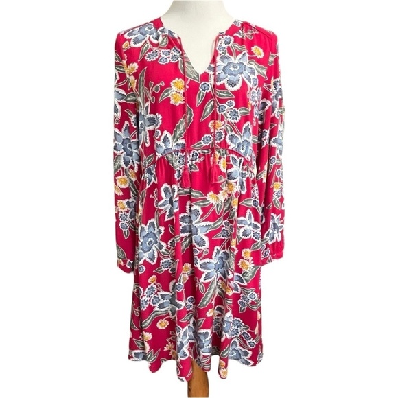 Old Navy Floral Loose Fit Dress Size Medium - Picture 1 of 10